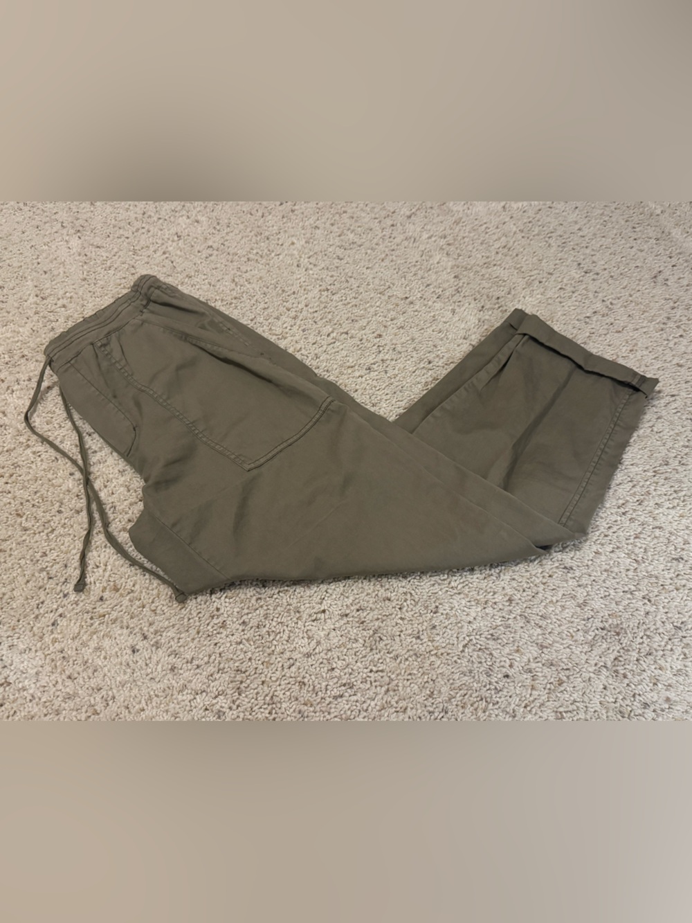 Velvet by Graham & Spencer Olive Drawstring Joggers
